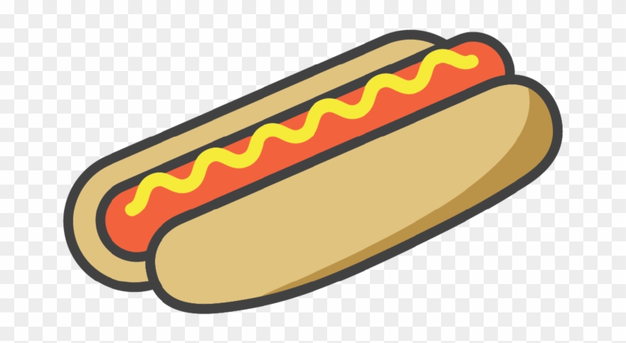 Hot Dog With Mustard Shirt - Mustard Clipart