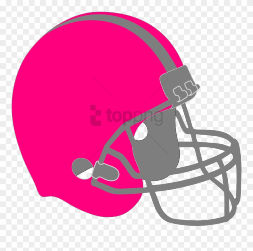 Pink Football Helmet Clipart - Png Download
