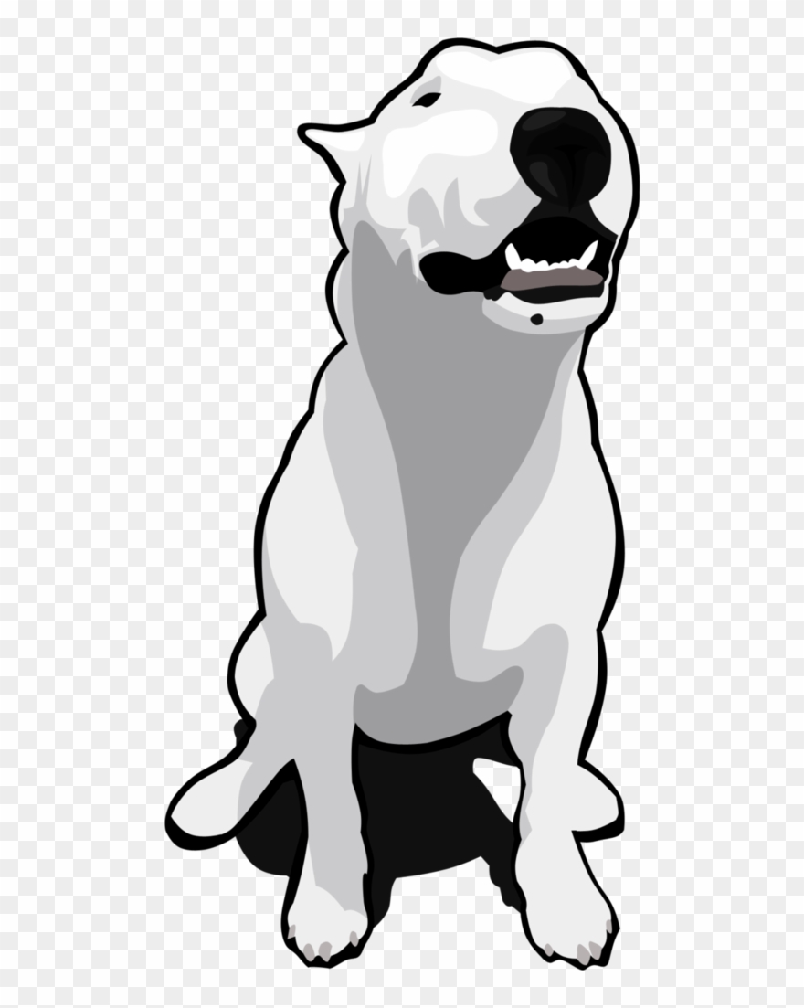 Bull Terrier By Redd Clipart