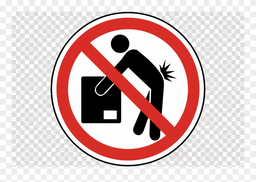 Do Not Lift Sign Clipart Label No Symbol Clip Art - Clip Art - Png Download