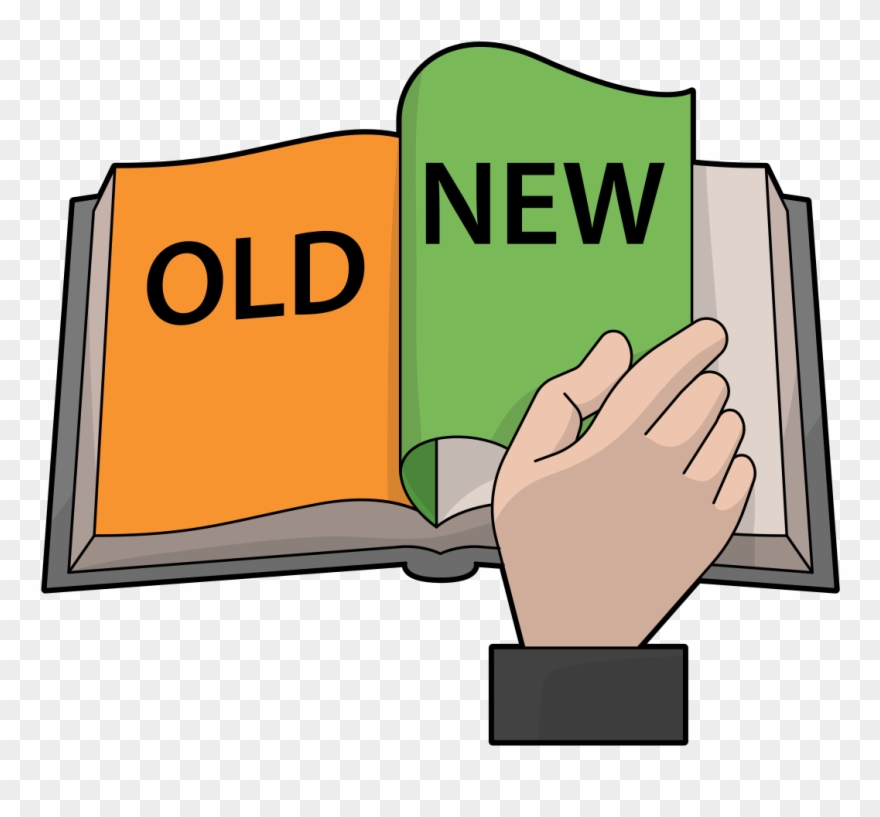 Turning The Pages Of Career Change Cartoon - Hand Clipart