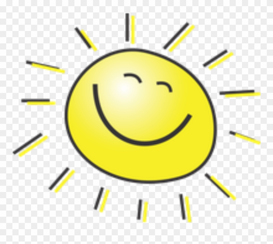 Cute Sun Smiling Transparent Library Techflourish Collections - Summer Clip Art - Png Download