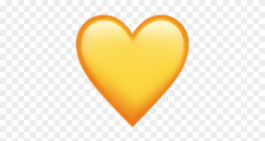 Yellow Aesthetic Tumblr Cute Sun Heart Hearts Emoji - Instagram Clipart
