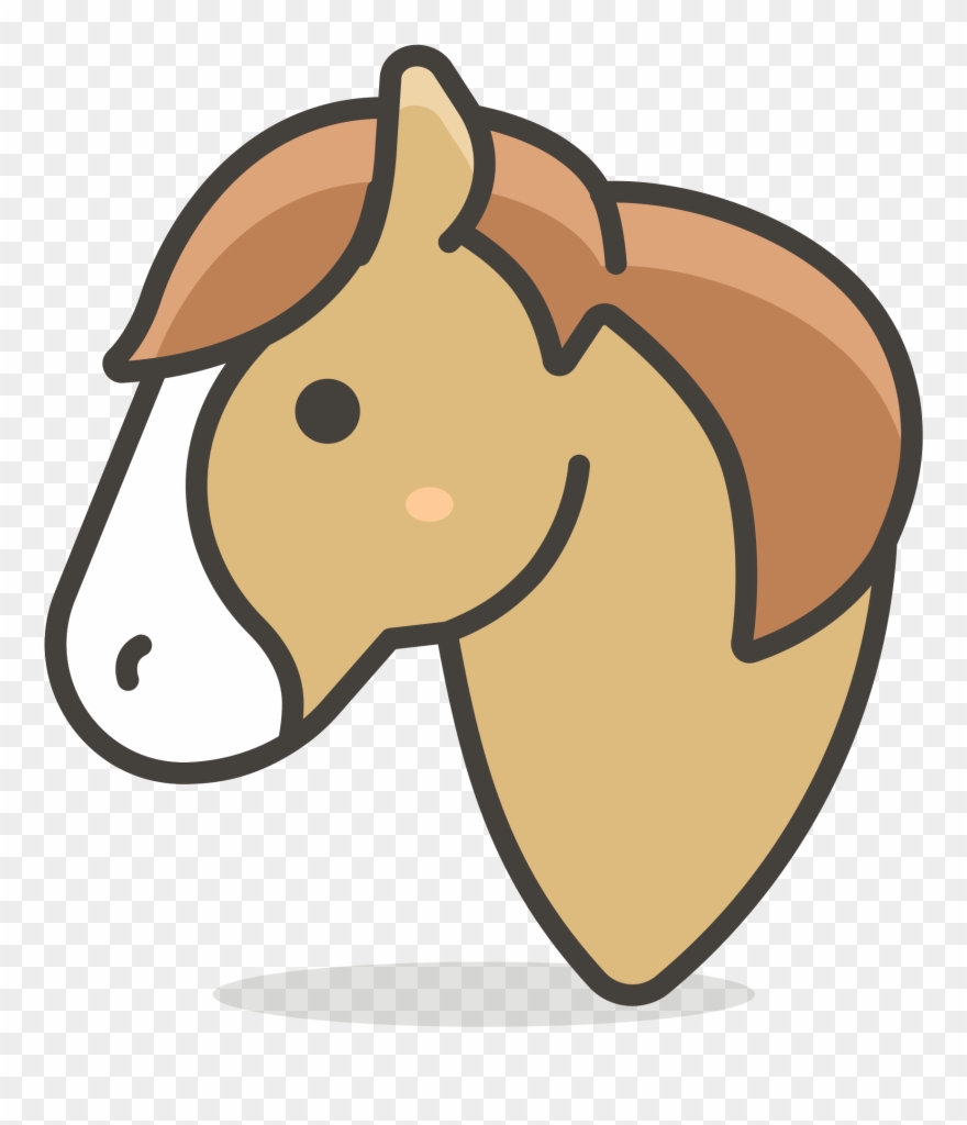 Open - Caballo Emoji Png Clipart