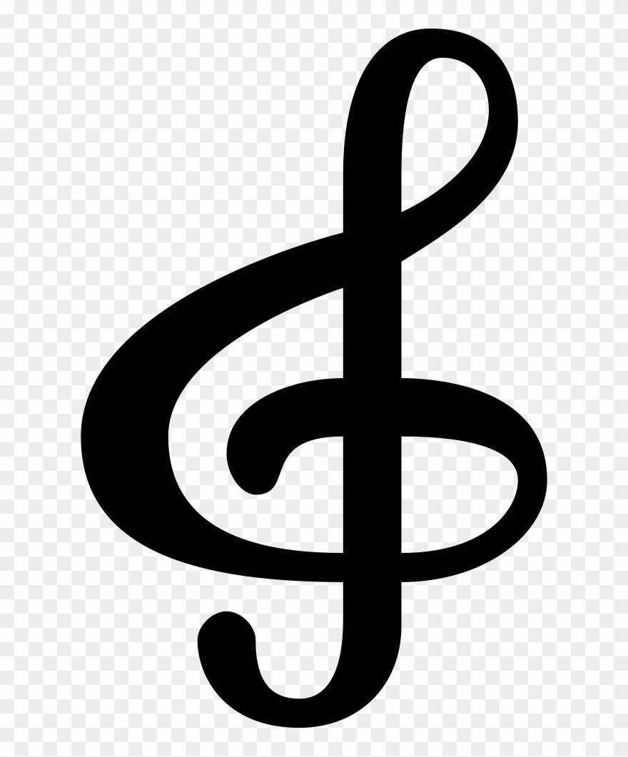 Treble Clef Comments - Notas Musicales Sol Png Clipart