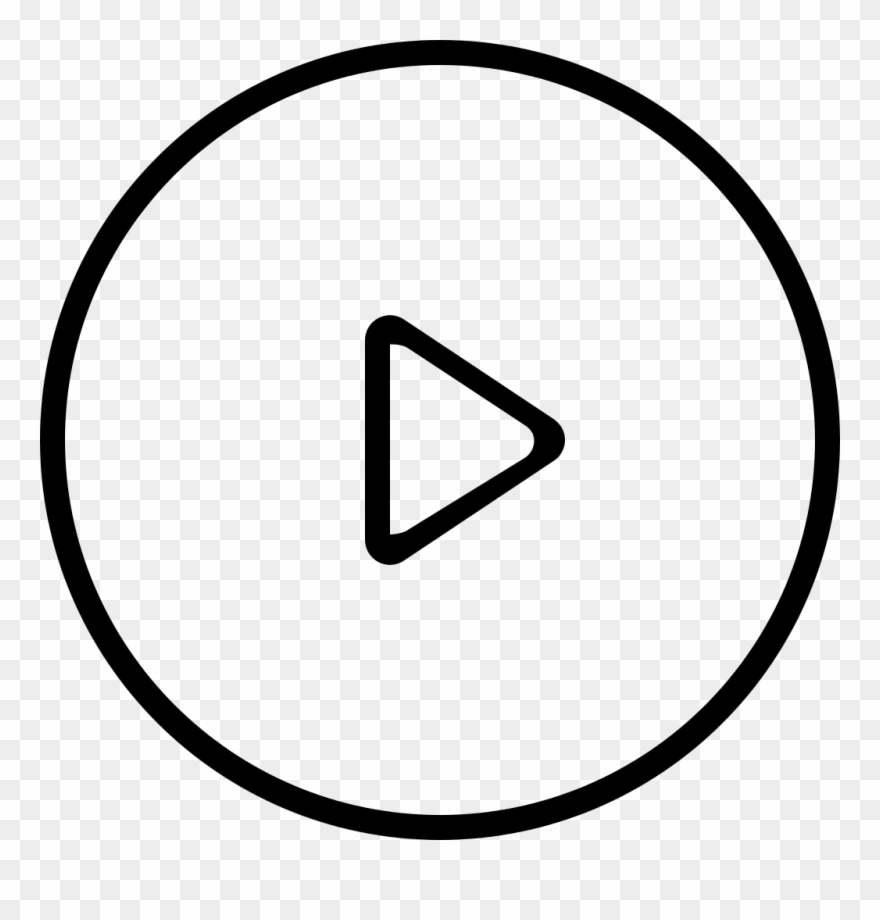 Play Button Png 24, Buy Clip Art - White Clock Clip Art Transparent Png