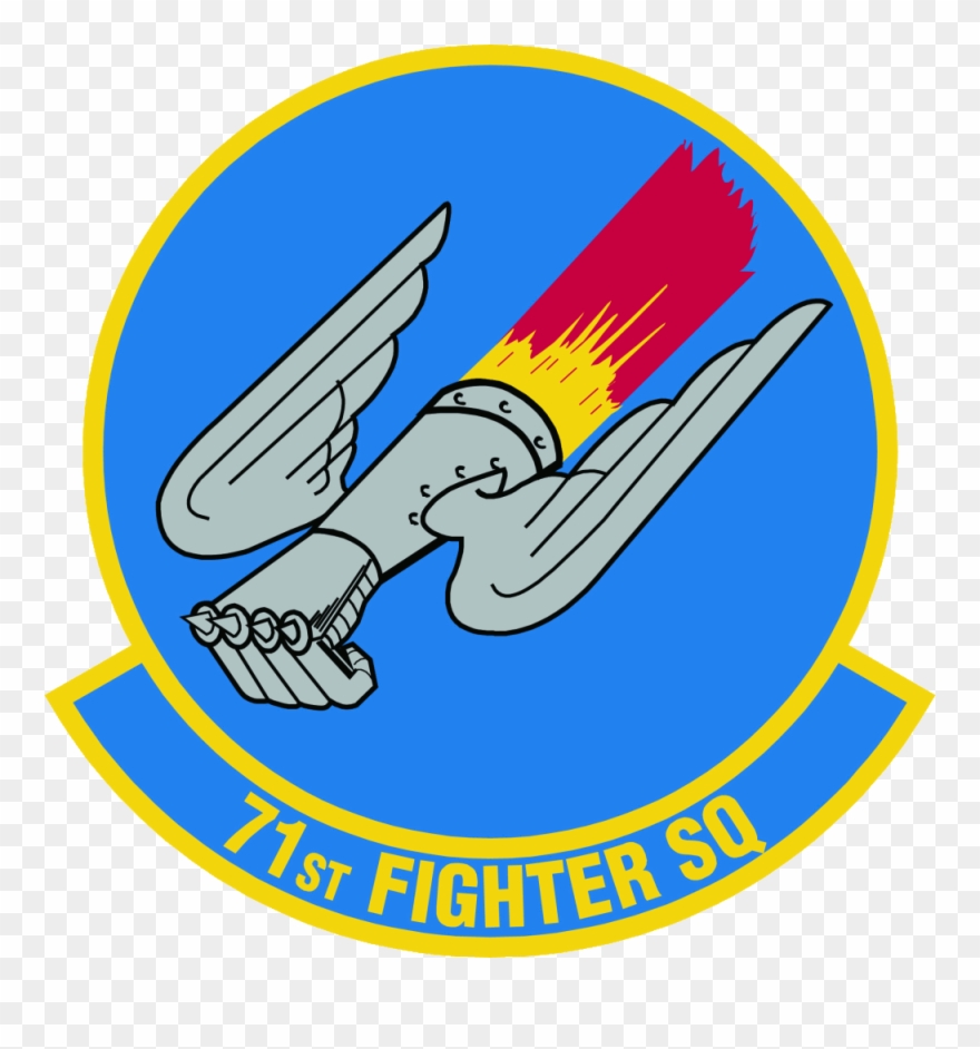 71st Fighter Squadron - 389th Fighter Squadron Patch Clipart