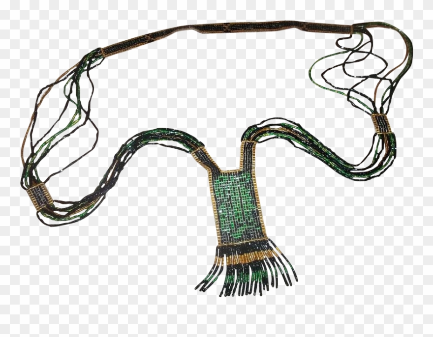 Lovely Vintage Seed Bead Flapper Girl Sautoir Style - Bead Clipart