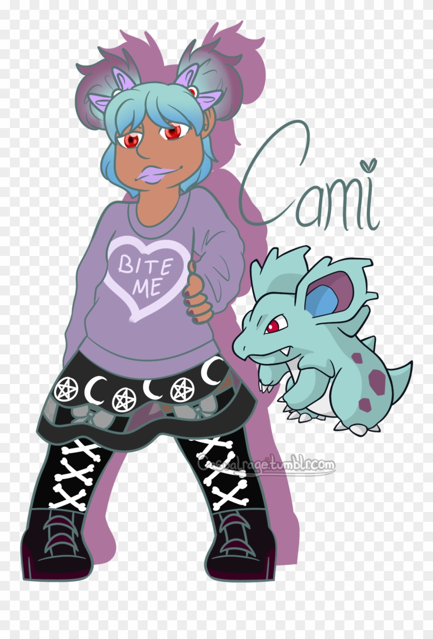 Cami Is A Serious Young Teen Who Loves Nothing More - Pokemon Nidorina Clipart