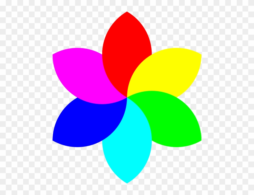 6 Petal Flower Clipart
