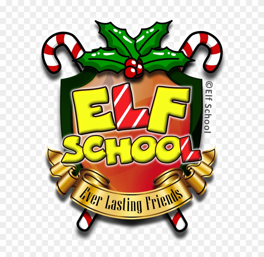 Website Logo Elf School - School Clipart