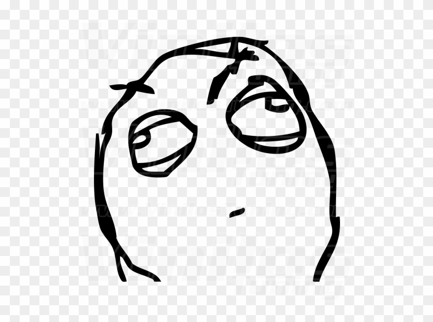 Meme Fukencio - Meme Thinking Face Transparent Clipart