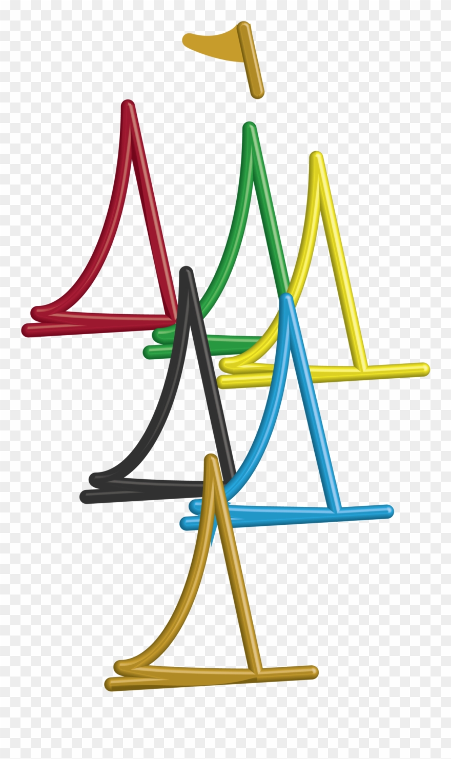 2018 Vintage Yachting Games Clipart