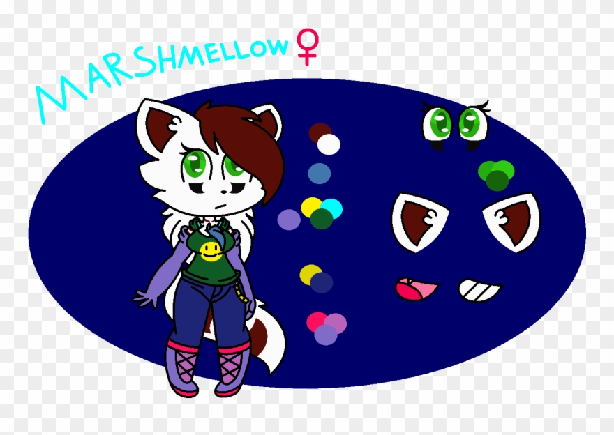 Marshmellow Ref Sheet - Cartoon Clipart
