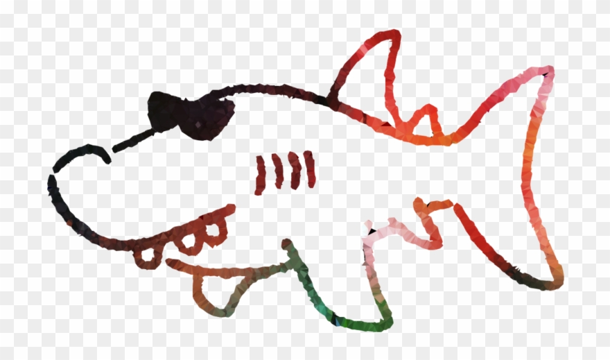 Free Black And White Shark Clipart Great White Shark - Free Black And White Shark Clipart - Png Download