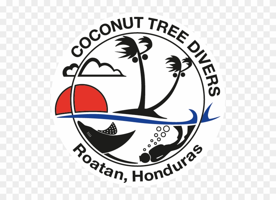 Coconut Tree Divers Clipart
