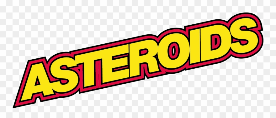 Asteroids Logo Arcade Bartop, Arcade Machine, Slot - Asteroids Logo Clipart
