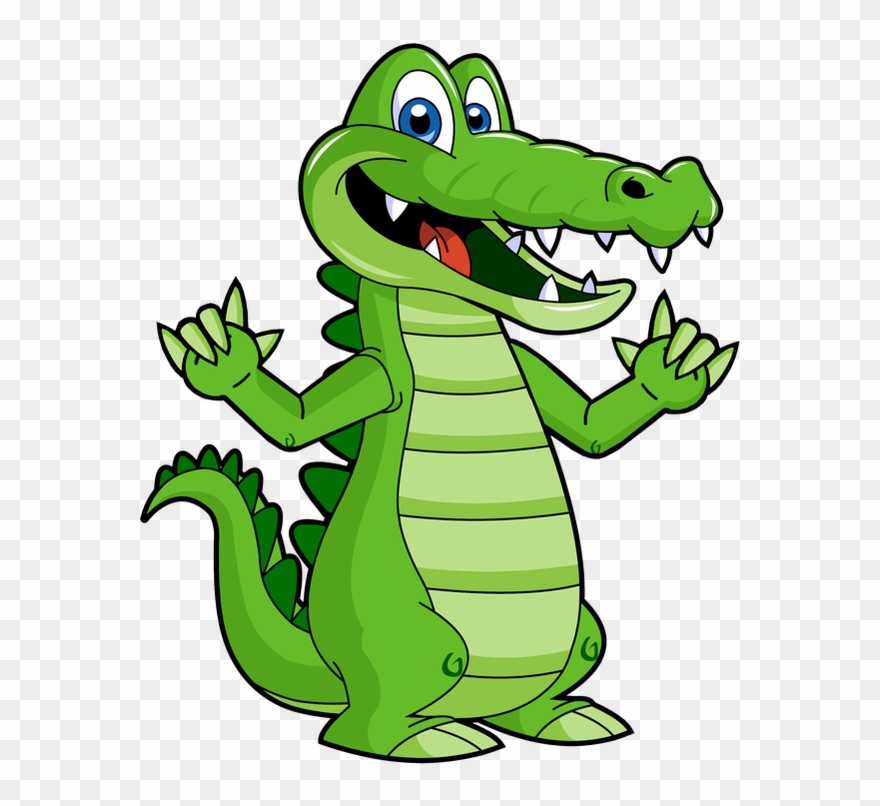 Cute Crocodile Clip Art - Png Download