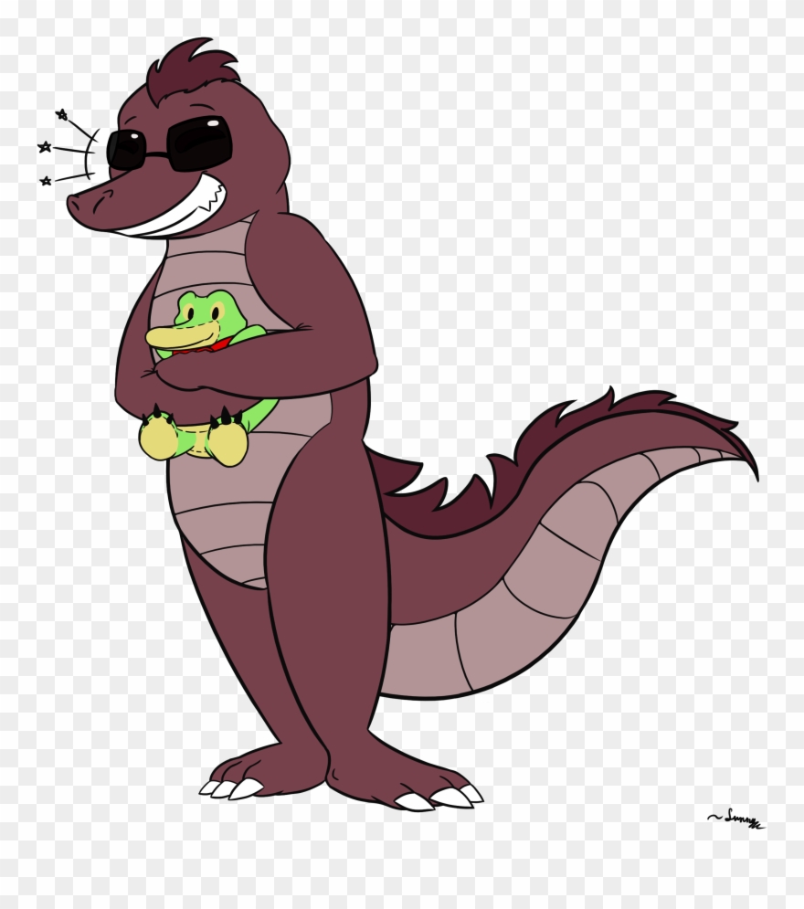 My First Commission A Cute Gator Holding Another Cute - Game Of Thrones Clipart