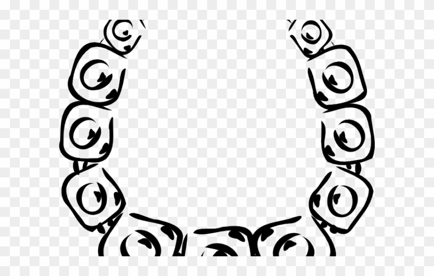Jewelry Clipart Black And White - Necklace Clip Art - Png Download