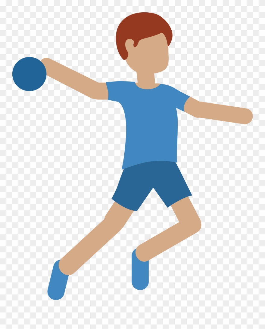 Open - Handball Cartoon Png Clipart
