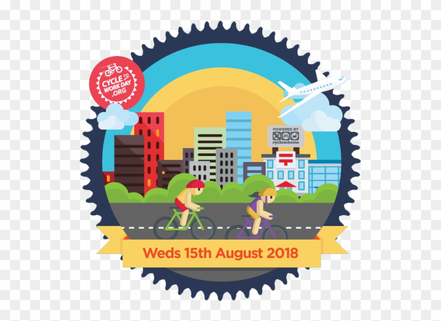 Cycle To Work Day - Enfield Clipart