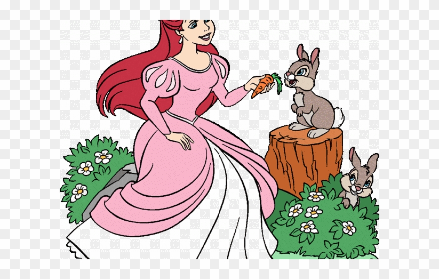 Pink Dress Clipart Disney Princess - Cartoon - Png Download