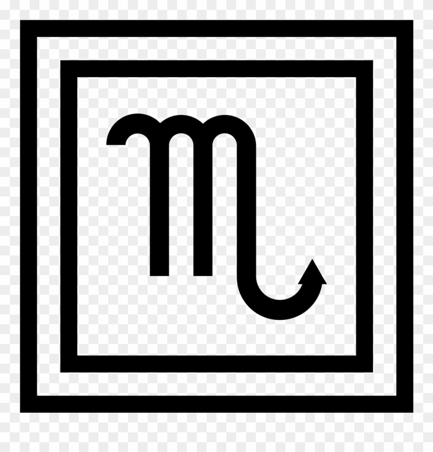 November 2018 - Scorpio Horoscope Logo Clipart