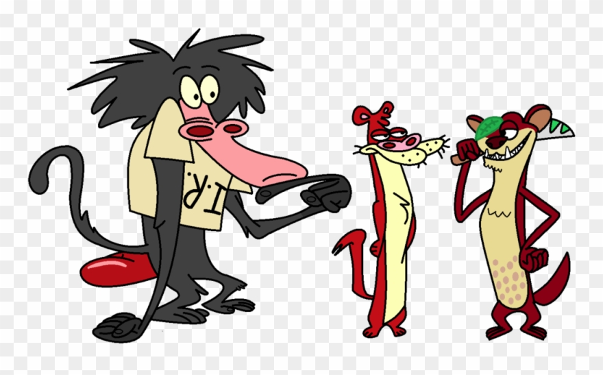 Baboon , I Am Weasel And Buck By Sethmendozada - Baboon On Cartoon Network Clipart