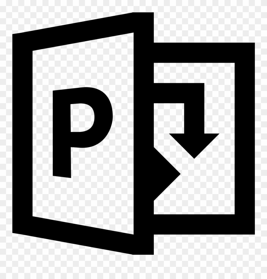 Microsoft Project Icon - Microsoft Powerpoint Icon Png Clipart