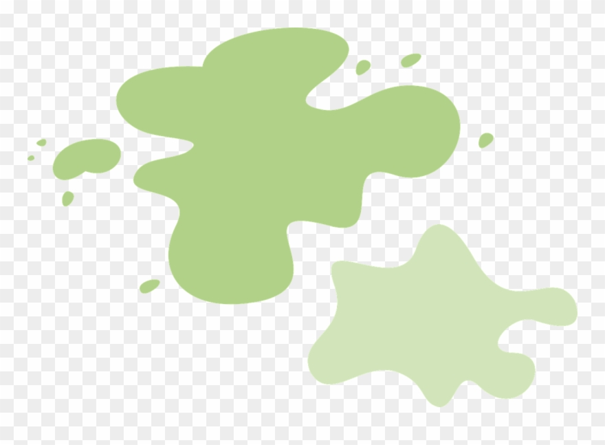 Task Green Splash Painting Png Image - Urina Giallo Clipart