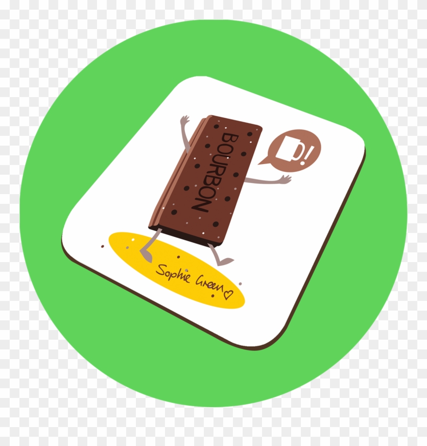 Picture Of Bourbon Cream Coaster - Cream Clipart