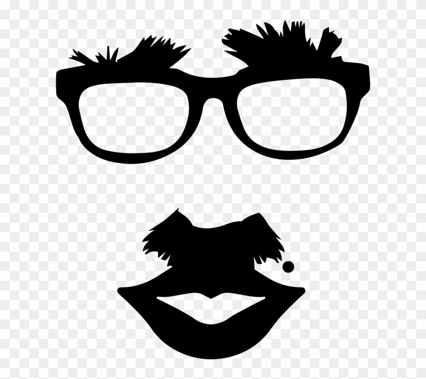 Funny Nose And Glasses Png Clipart