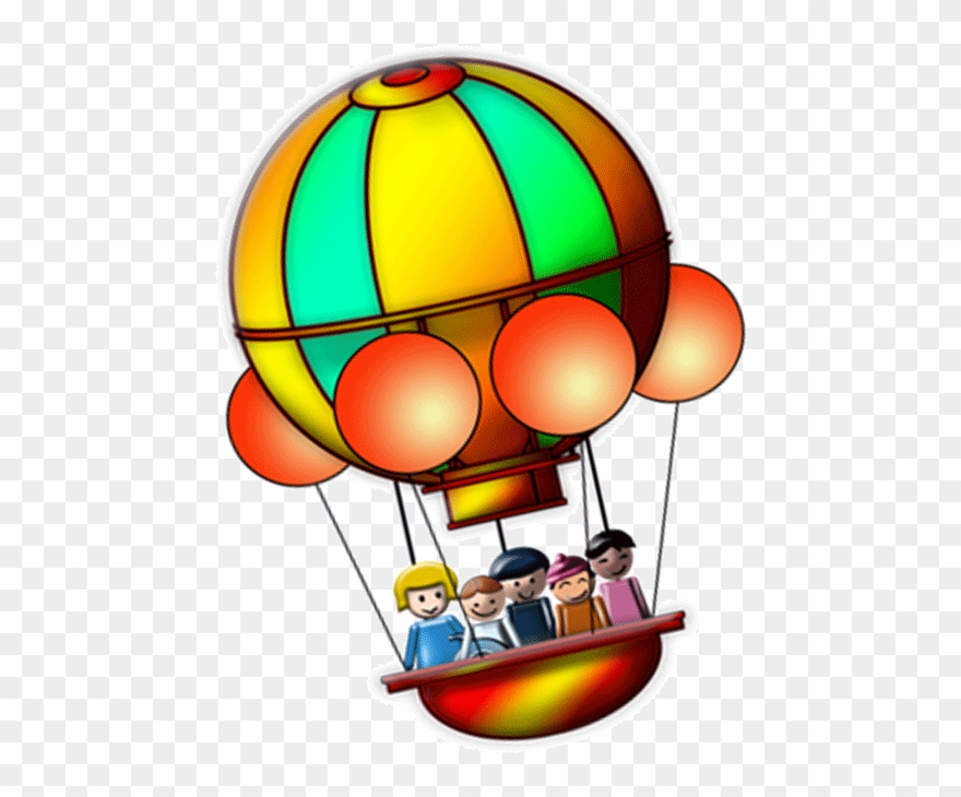 Overcome Barriers - - Hot Air Balloon Clipart