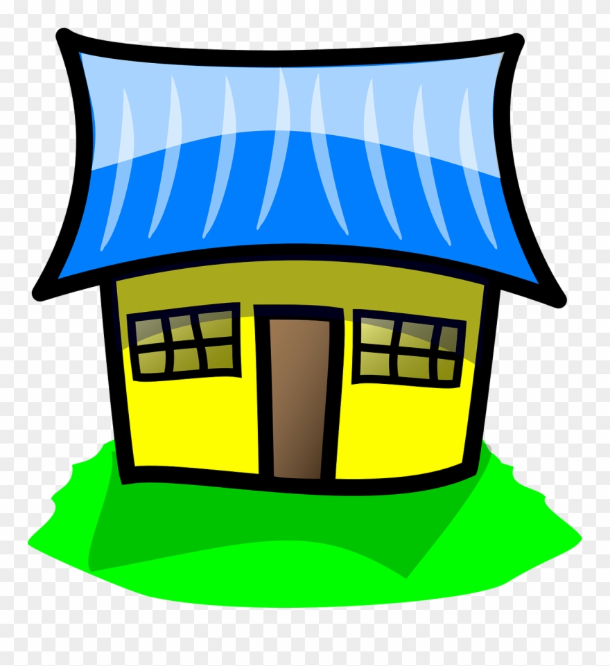 House Cartoon 3, Buy Clip Art - Home Clipart - Png Download