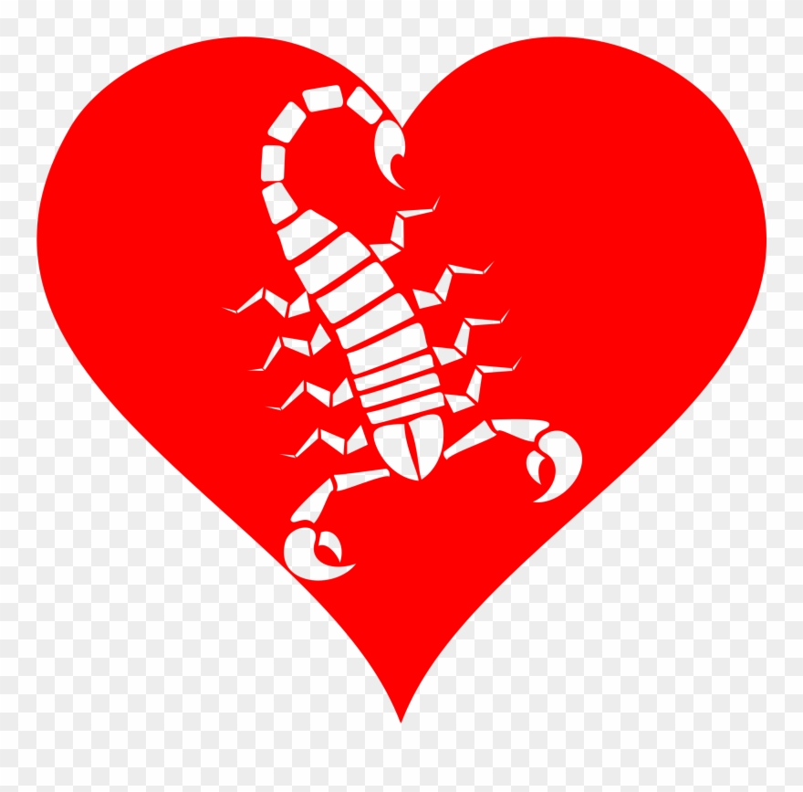 Heart Of Venom By @gdj, Tribal Scorpion Cut Out Of - Scorpio - You've Been Warned! Hoodies & Sweatshirts Clipart