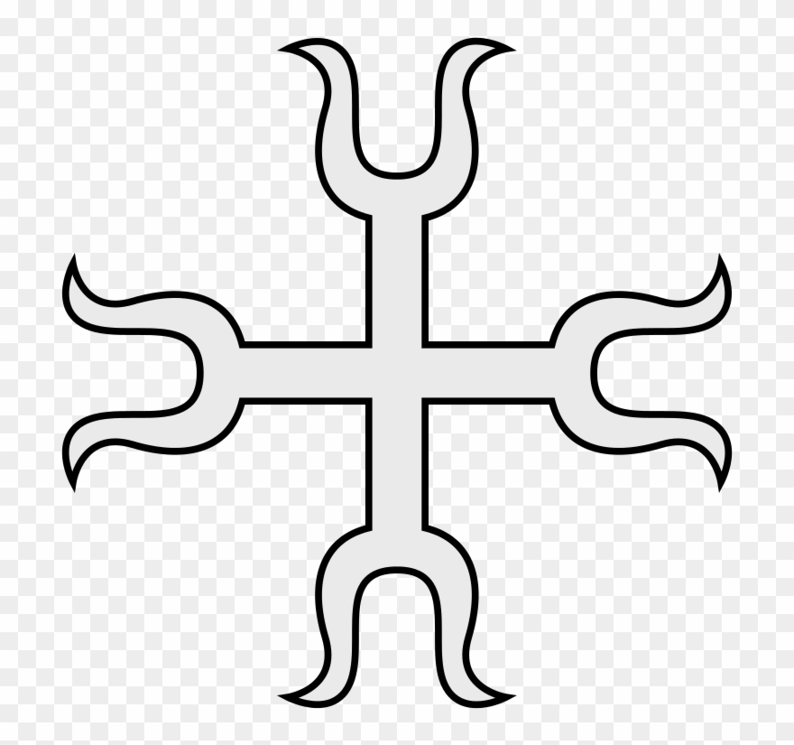 File Coa Illustration Cross Moline Wikimedia Commons - Crosses In Heraldry Clipart