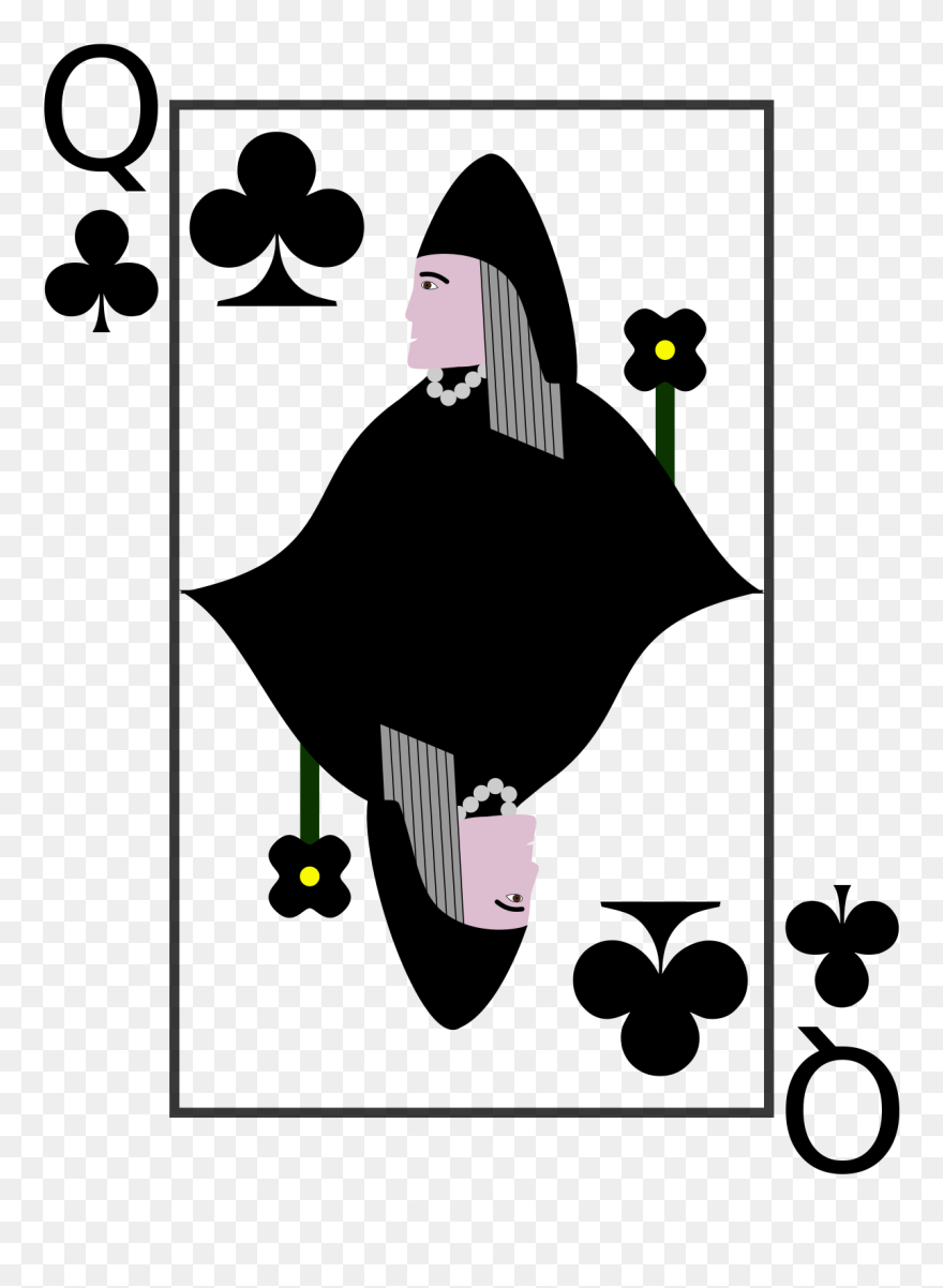Cards Q Spade - King Of Spade Svg Clipart