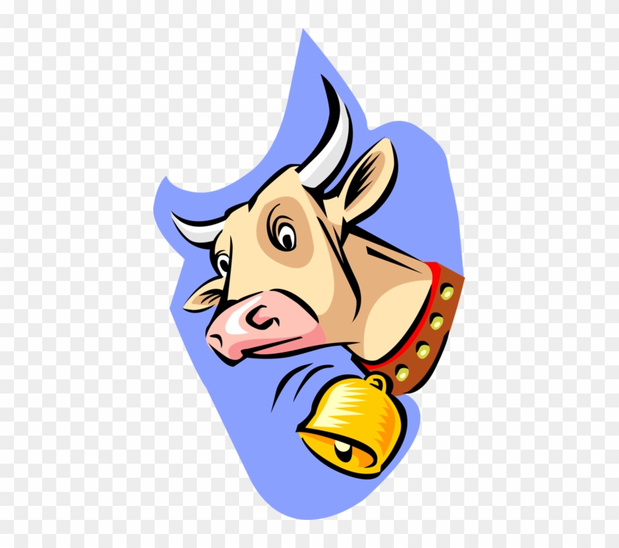 Vector Illustration Of Farm Agriculture Livestock Animal - Cattle Clipart