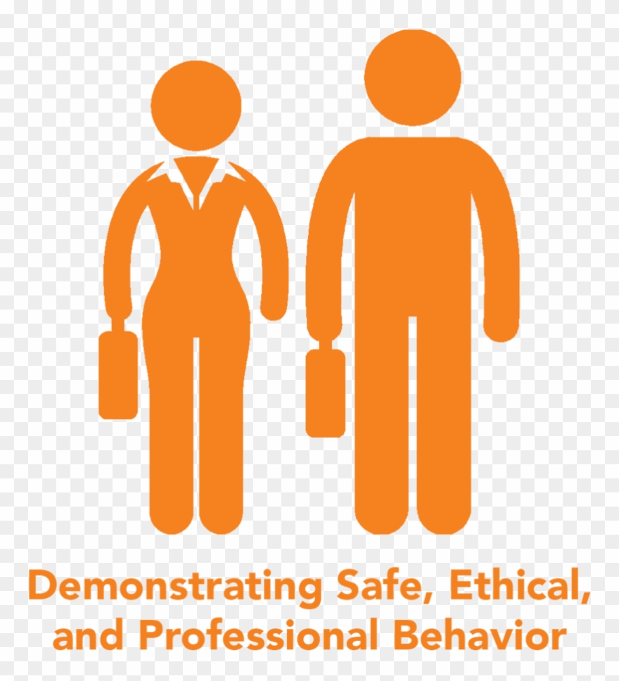Demonstrating Safe Ethical Professional Behavior - Stainless Steel Toilet Signage Clipart