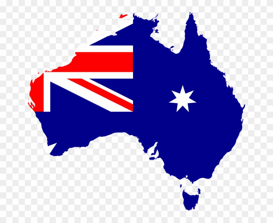 Australia Map - Map Of Australia Clipart