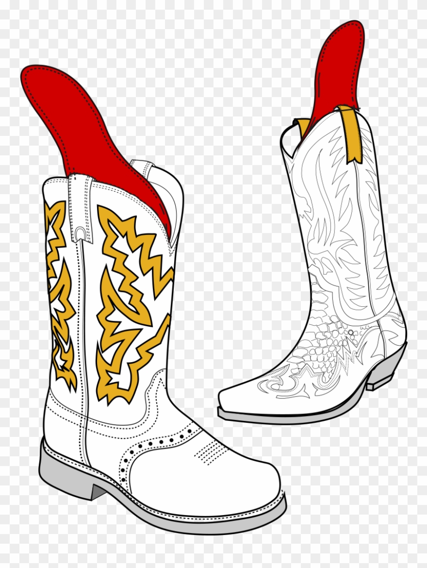 Insole Repair - Cowboy Boot Clipart