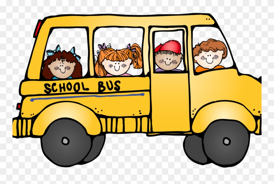 Girl School Bus Clipart - Field Trip No Background - Png Download