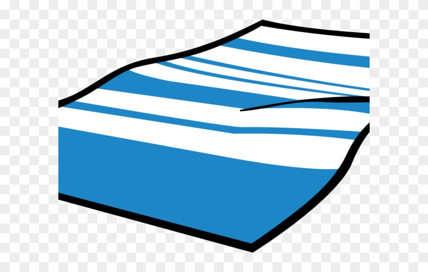 Towel Clipart Mat - Beach Towel Clip Art - Png Download