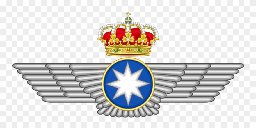 Emblem Of The Spanish Air Force Logistic Corp - Spanish Air Force Wings Clipart