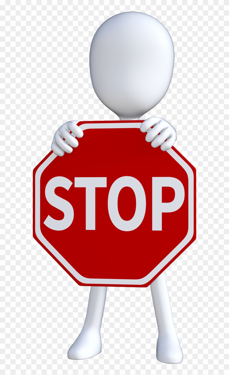 Image Of Stop Sign 28, Buy Clip Art - De Stop - Png Download