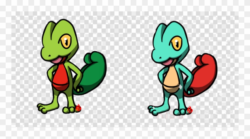Treecko Clipart Treecko Pokémon Go - Cartoon - Png Download