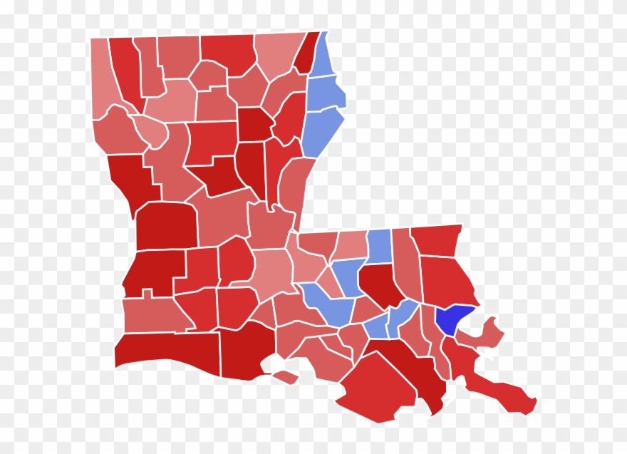 Parish Results - 1928 Louisiana Gubernatorial Election Clipart