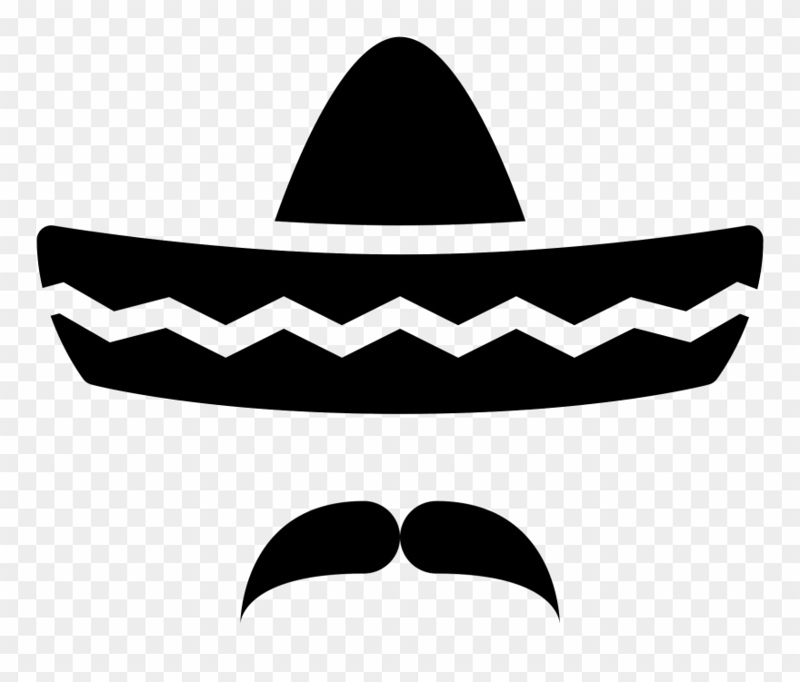 Computer Icons Clip Art Transprent Png Free - Sombrero Clipart Png Black And White Transparent Png