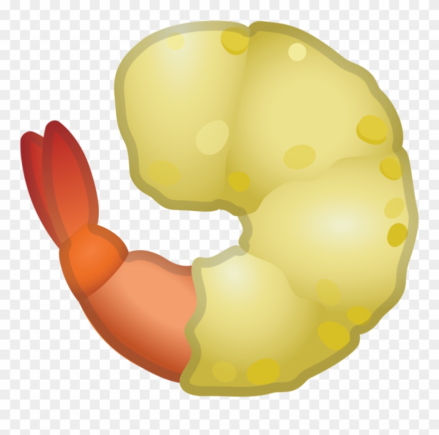 Fried Shrimp Icon - Shrimp Emoji Png Clipart (#1679851) - PinClipart